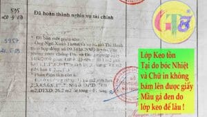 bóc ép plastic thanh hóa bị dính keo